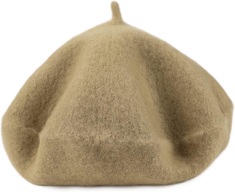 Wheebo Berets for Kids Wool French Beret Hats Artist Painter Hats for Little Girls Boys Solid Color Style - Image 4
